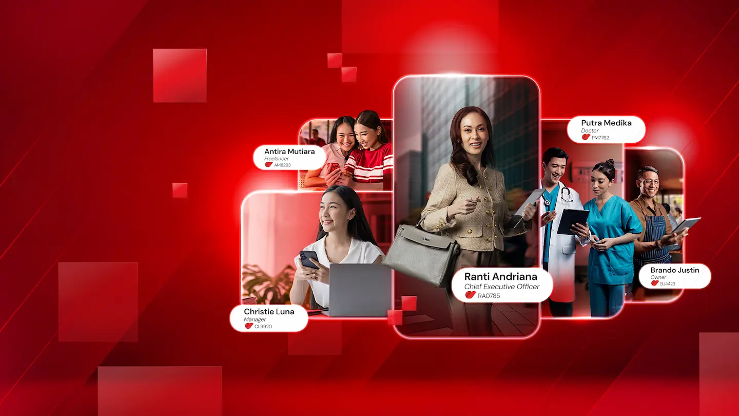 Karyawan Privy bekerja bersama di kantor