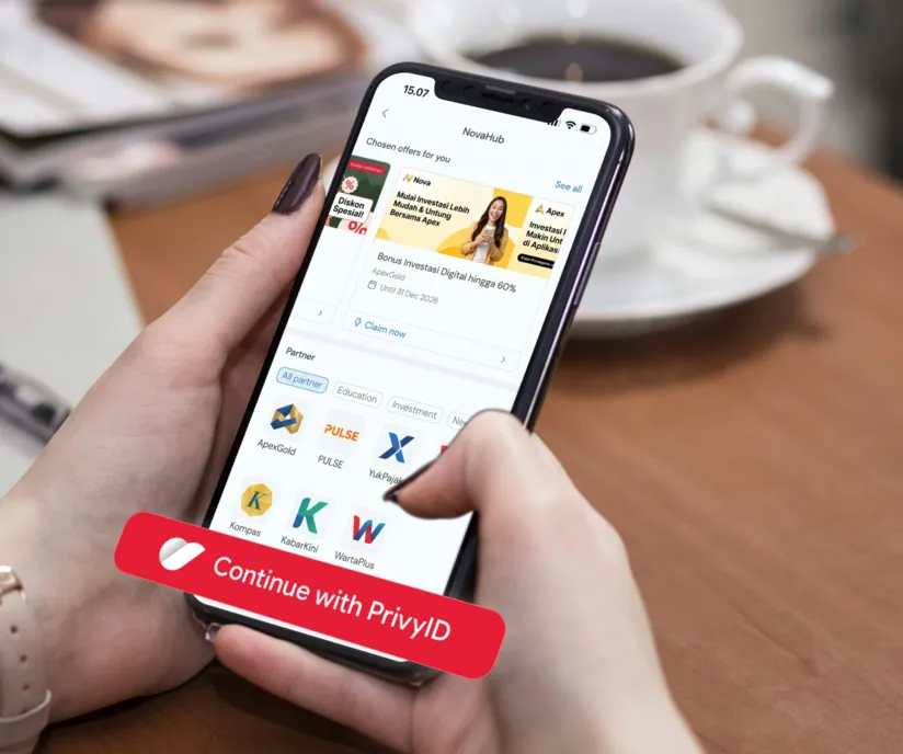 Merchant melayani pelanggan pengguna Privy
